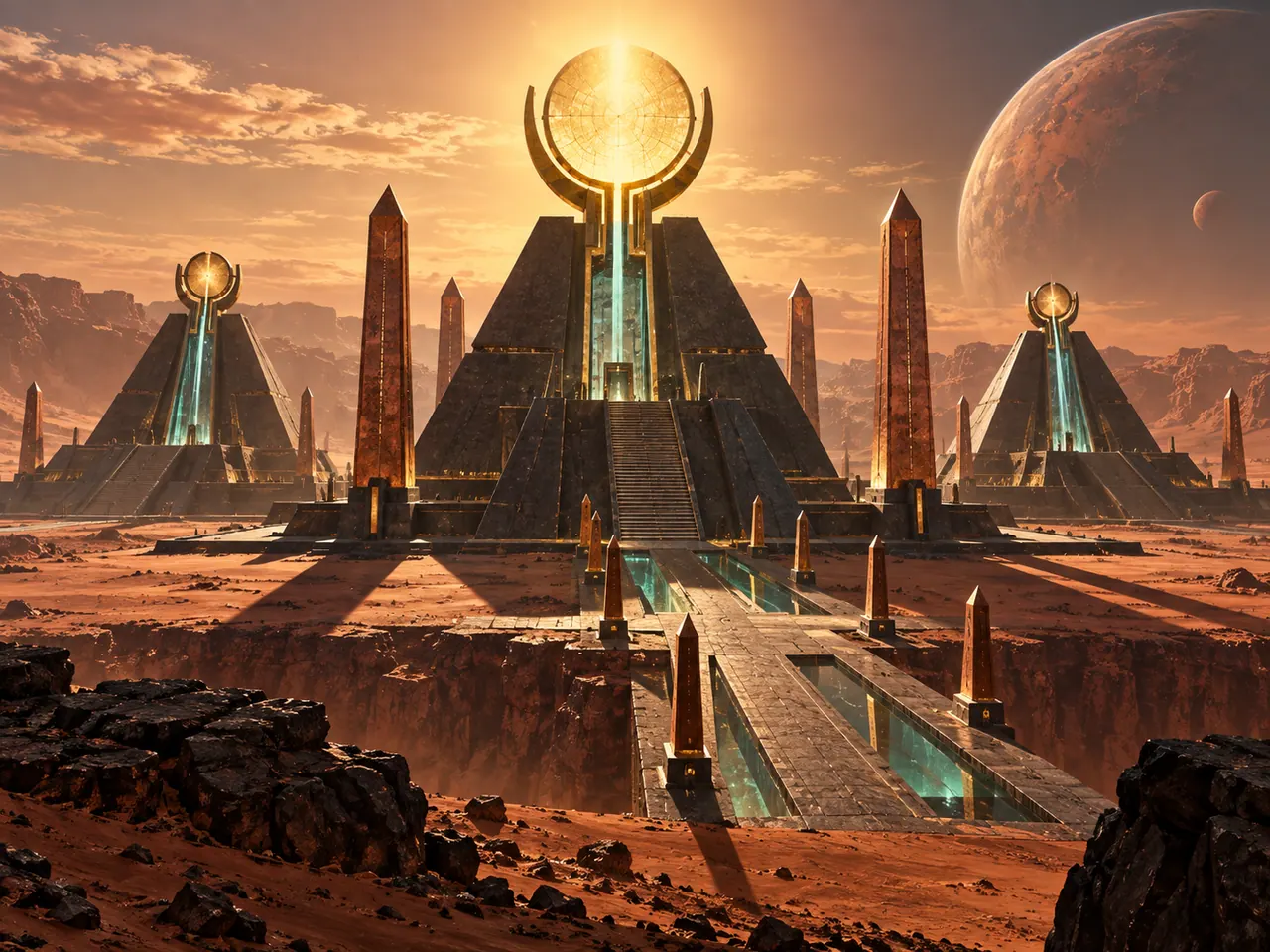 Original field-art illustration for Sun of Egypt 3